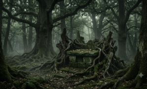 Ancient Romans feared forests like this dense oak grove with a hidden stone altar