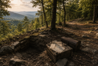 Wooded Bedford County landscape associated with the Beale Treasure