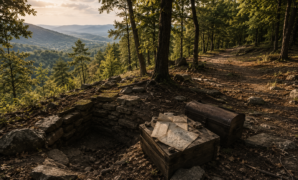 Wooded Bedford County landscape associated with the Beale Treasure