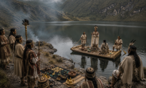 The Muisca Ceremony Behind El Dorado El Dorado legend inspired by a Muisca ceremony at Lake Guatavita
