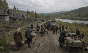 Village evacuation after the Kyshtym disaster in the Soviet Union