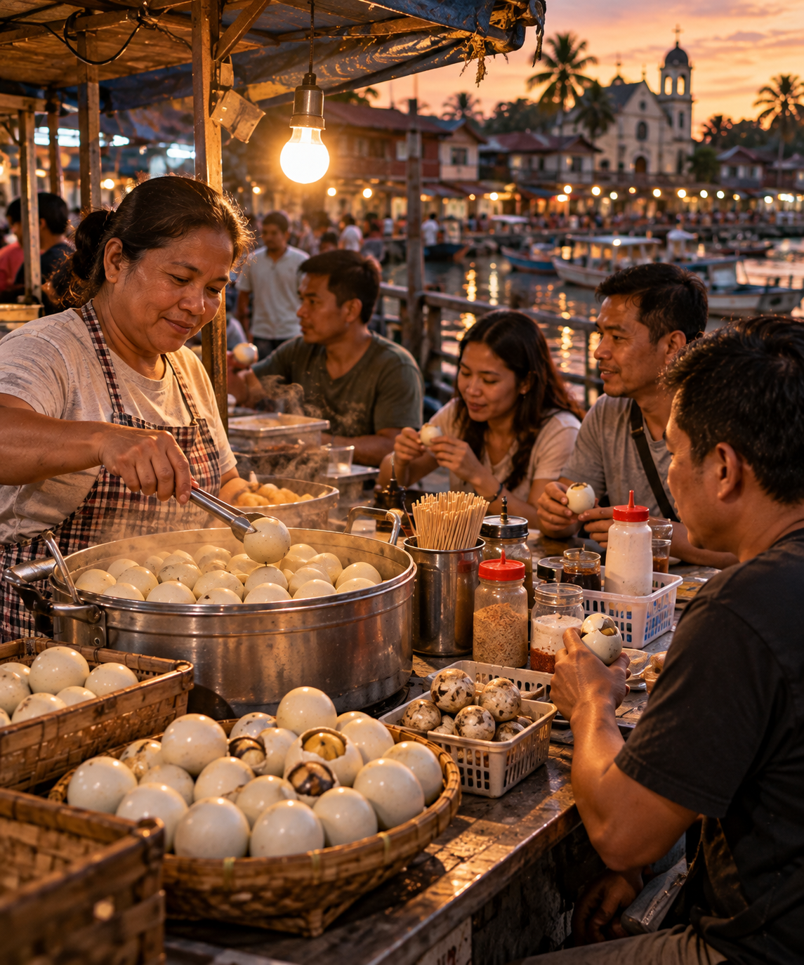 Balut as a strange food tradition that surprises foreign visitors in the Philippines