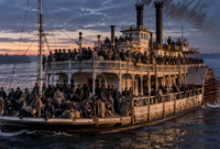 Sultana disaster steamboat carrying Civil War prisoners on the Mississippi River