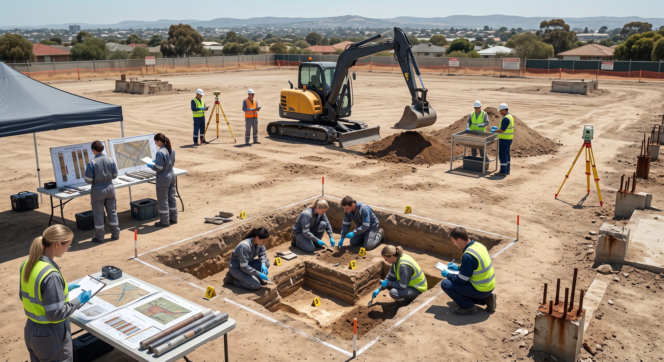 Beaumont children disappearance investigation at the former Castalloy site