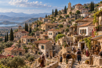 village empty for more than a century showing Kayaköy before abandonment