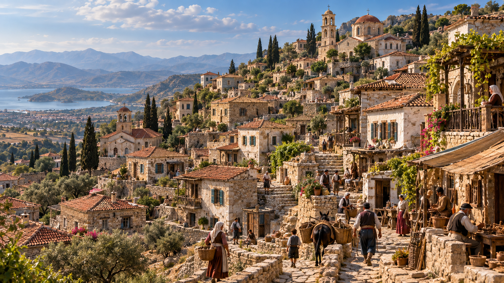 village empty for more than a century showing Kayaköy before abandonment