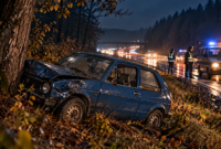The YOGTZE Case and the A45 Crash YOGTZE case reconstruction showing Günter Stoll’s Volkswagen near the A45 Autobahn