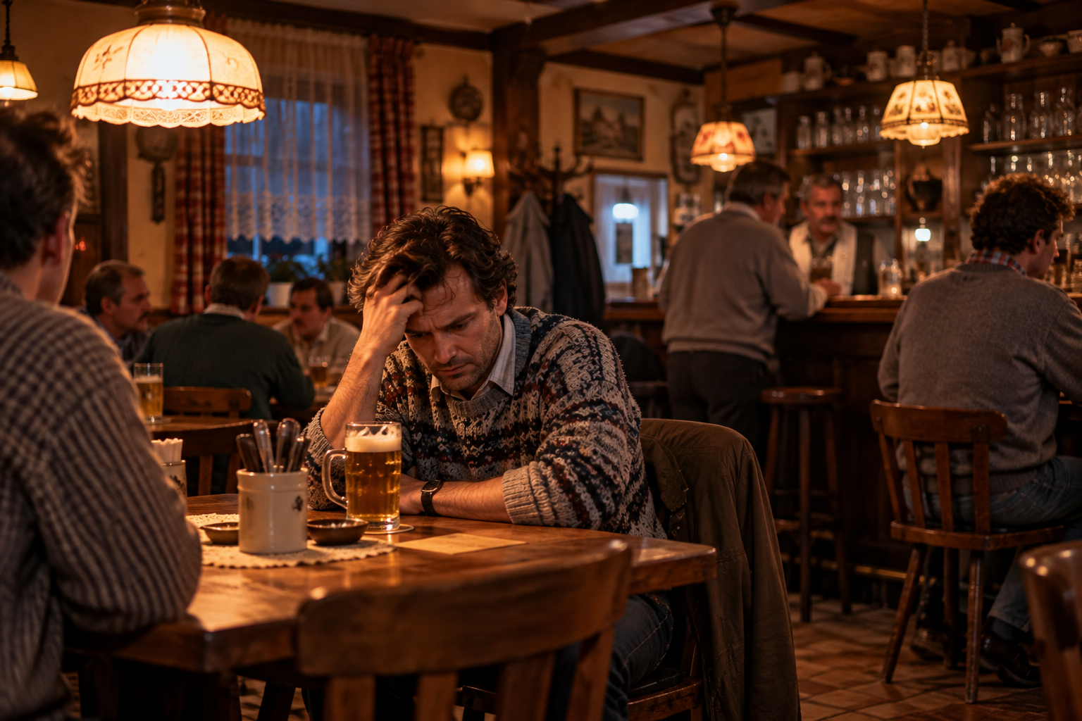 YOGTZE case reconstruction of Günter Stoll at a West German pub